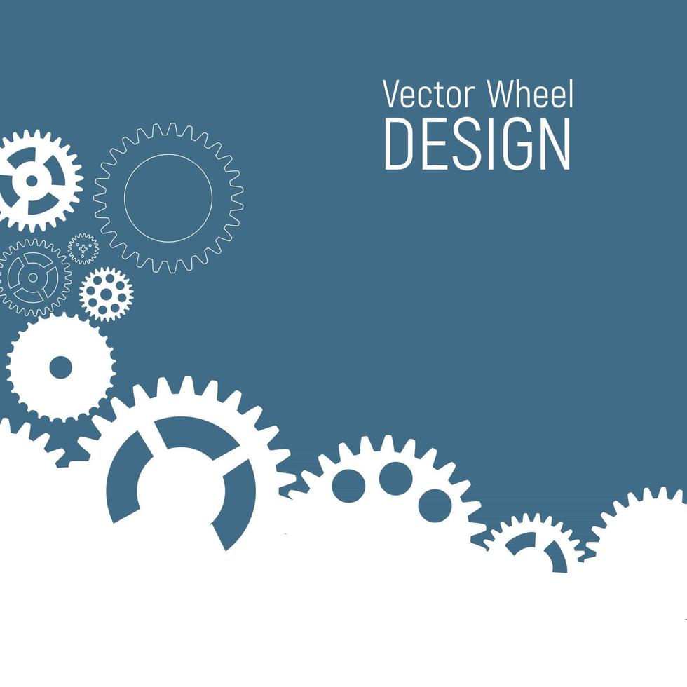 sfondo di disegno astratto della ruota. illustrazione vettoriale