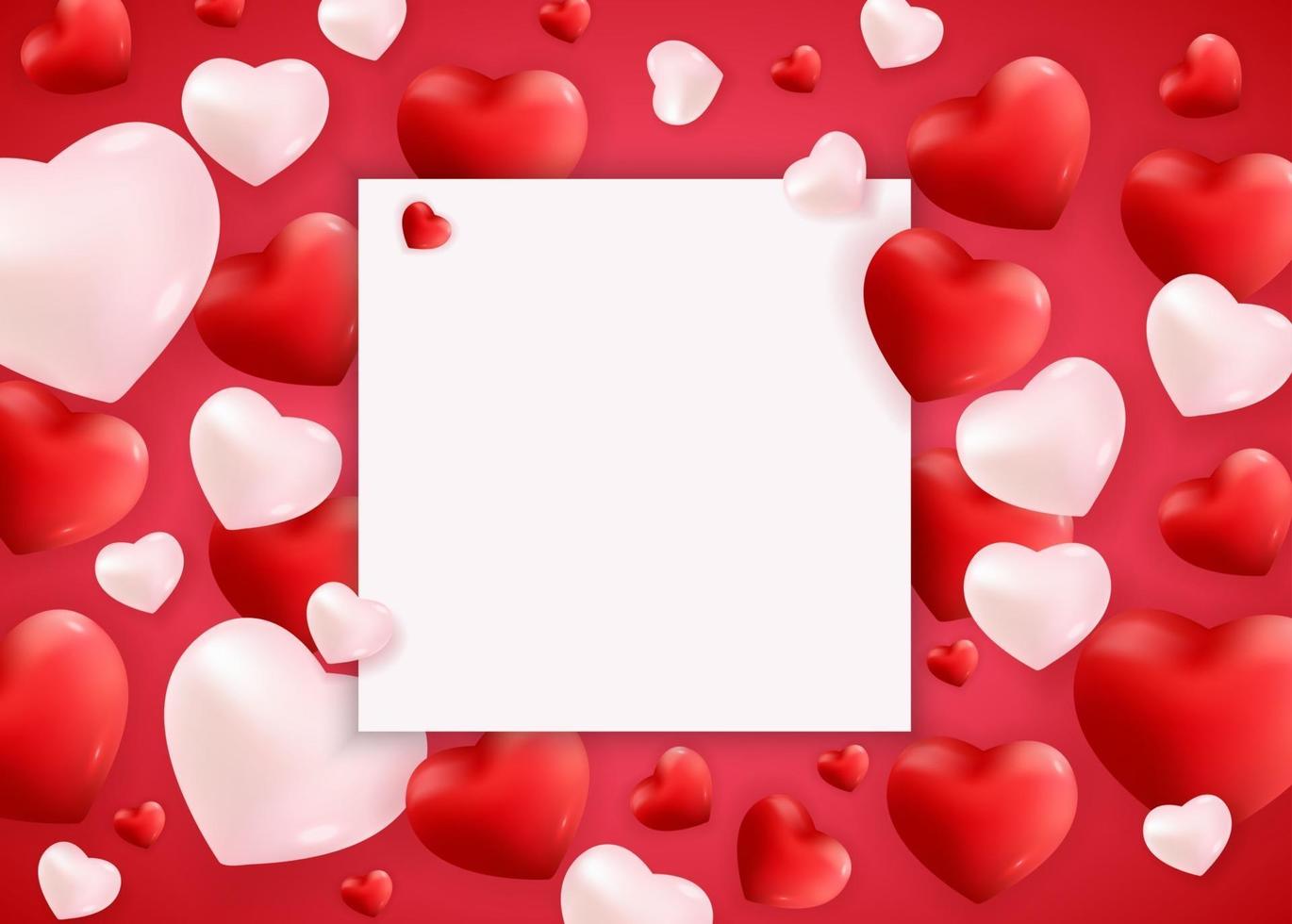 disegno di sfondo amore e sentimenti di san valentino. illustrazione vettoriale
