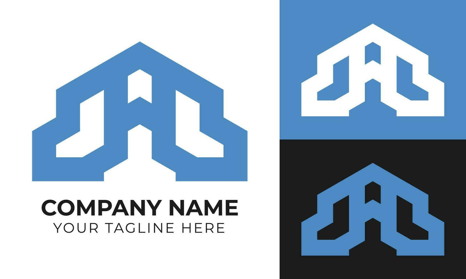 creativo astratto moderno minimo h lettera casa logo design modello gratuito vettore