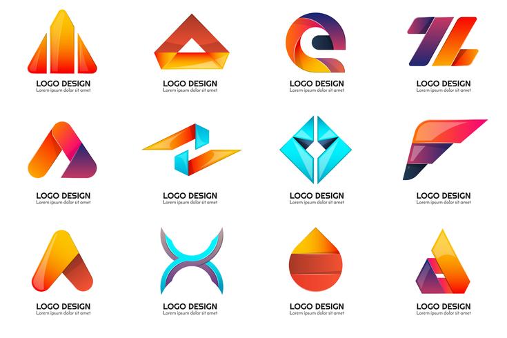 Logo moderno Minimal Vector per banner