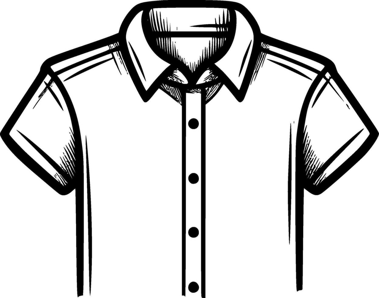 camicia - alto qualità vettore logo - vettore illustrazione ideale per maglietta grafico