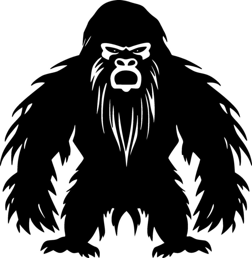 bigfoot - minimalista e piatto logo - vettore illustrazione