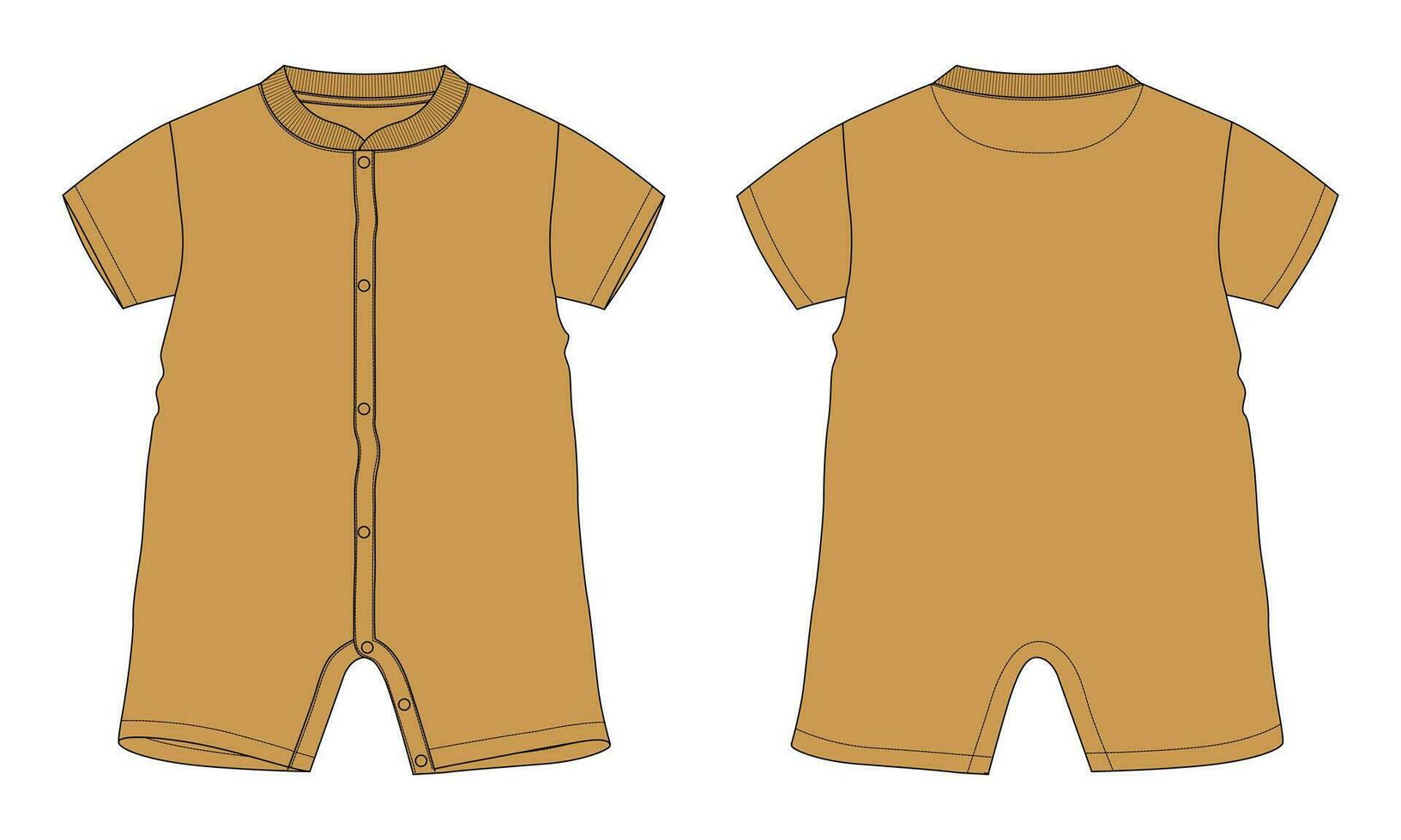 bambino body pagliaccetto vettore illustrazione modello per bambini