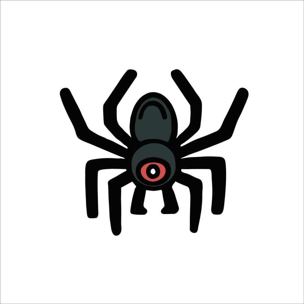 ottenere catturato nel il incantevole ragnatela di Halloween con Questo travolgente vettore illustrazione di un' ragno, suo rosso occhio aggiungendo un' inquietante tocco.