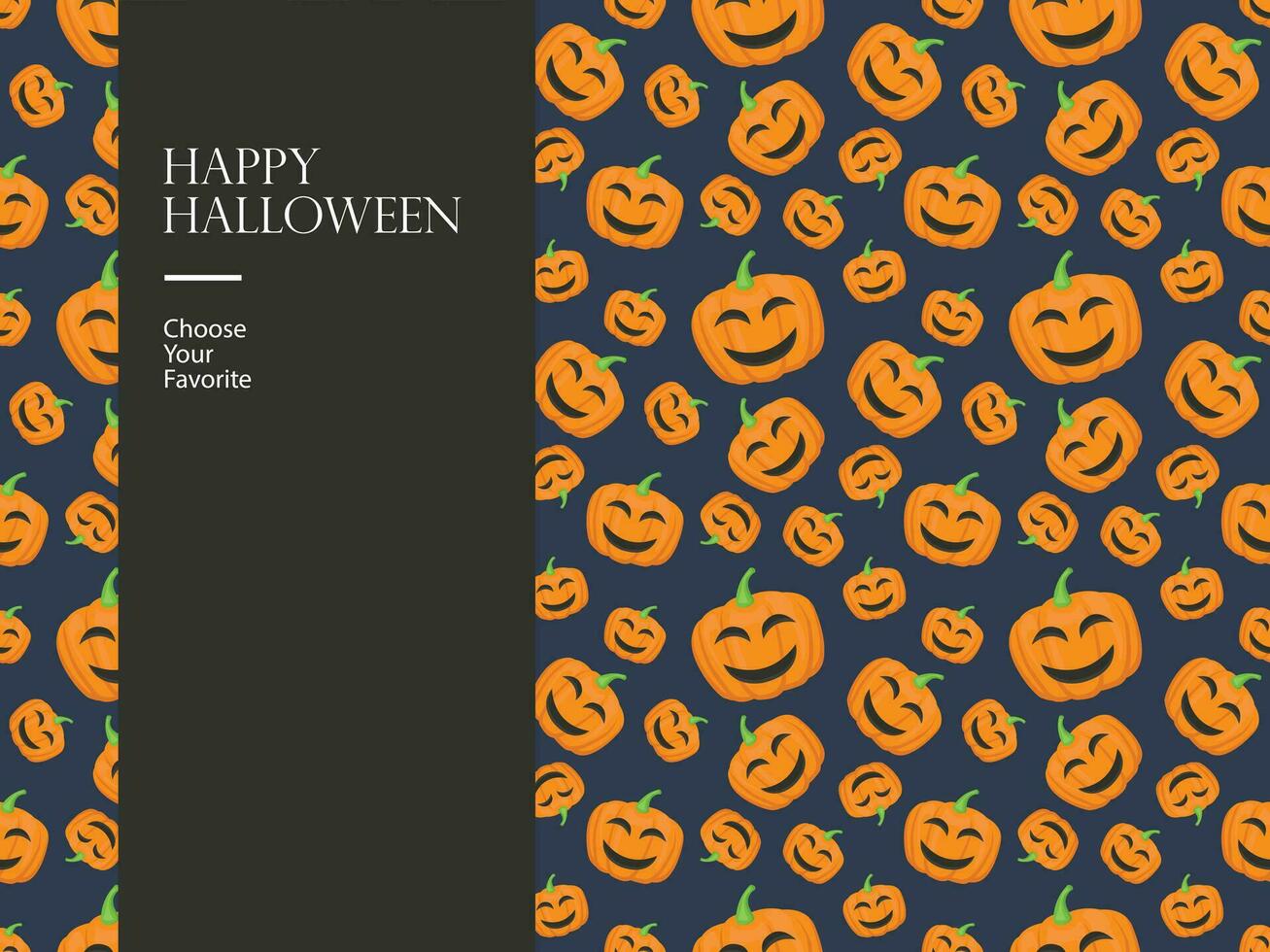 Halloween contento vettore elemento orrore ottobre cartone animato il male frequentato zucca invitare festa mostro arte