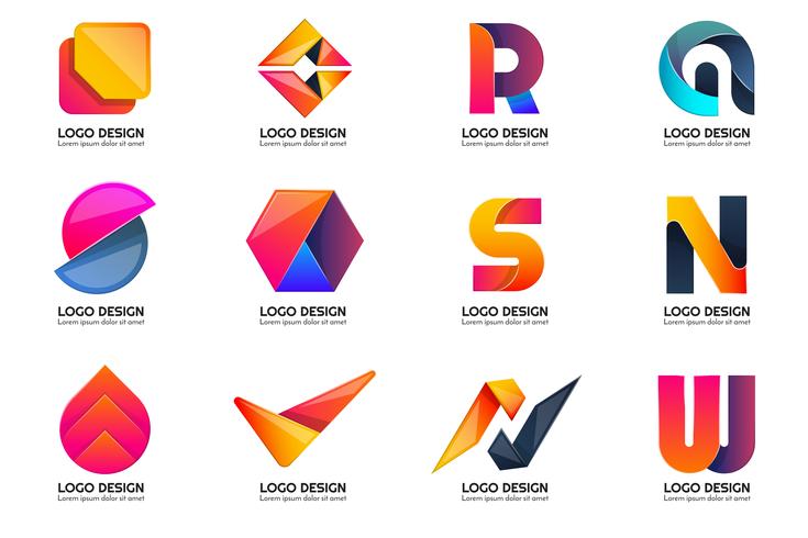 Logo moderno Minimal Vector per banner