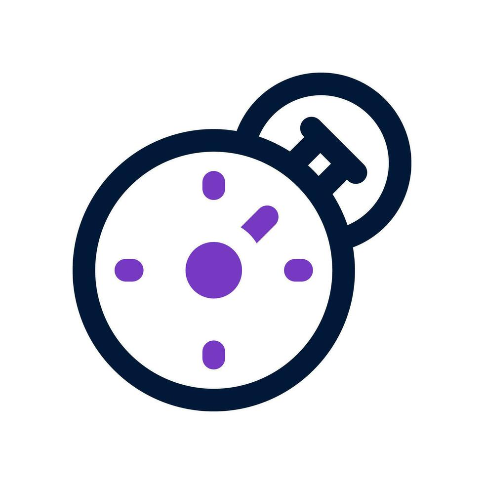 cronometro duo tono icona. vettore icona per il tuo sito web, mobile, presentazione, e logo design.