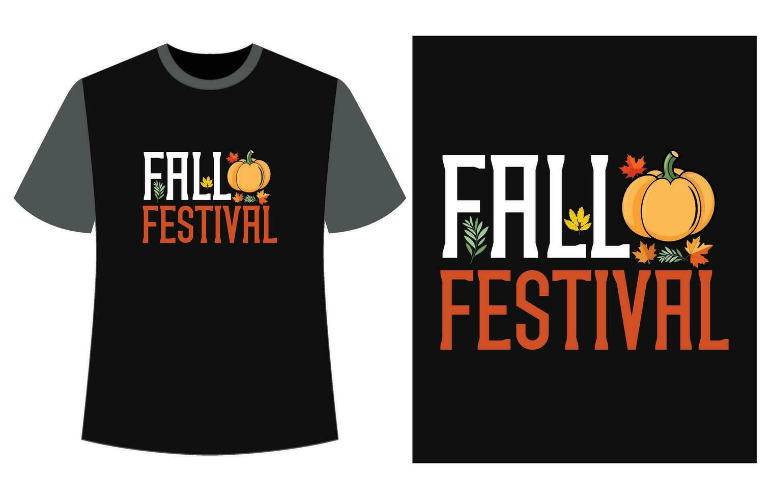 autunno maglietta design vettore illustrazione, autunno maglietta, autunno zucca maglietta