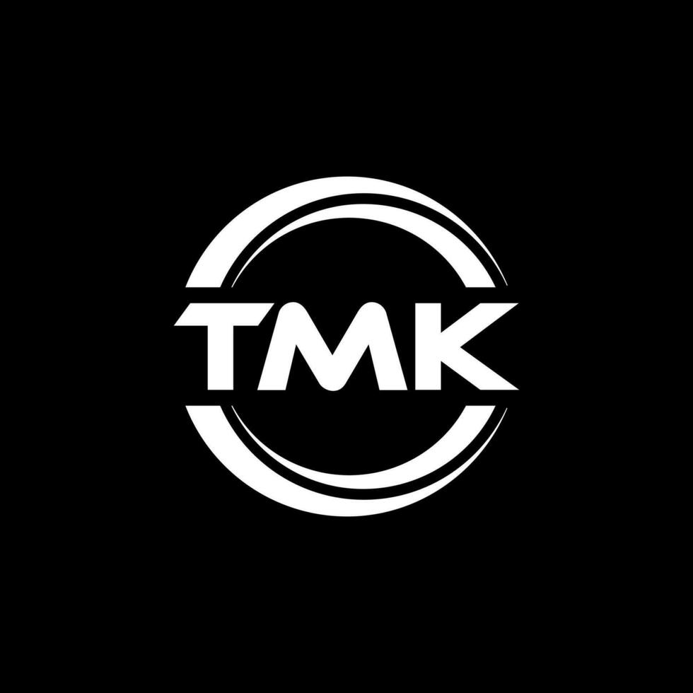 tmk logo disegno, ispirazione per un' unico identità. moderno eleganza e creativo design. filigrana il tuo successo con il Impressionante Questo logo. vettore