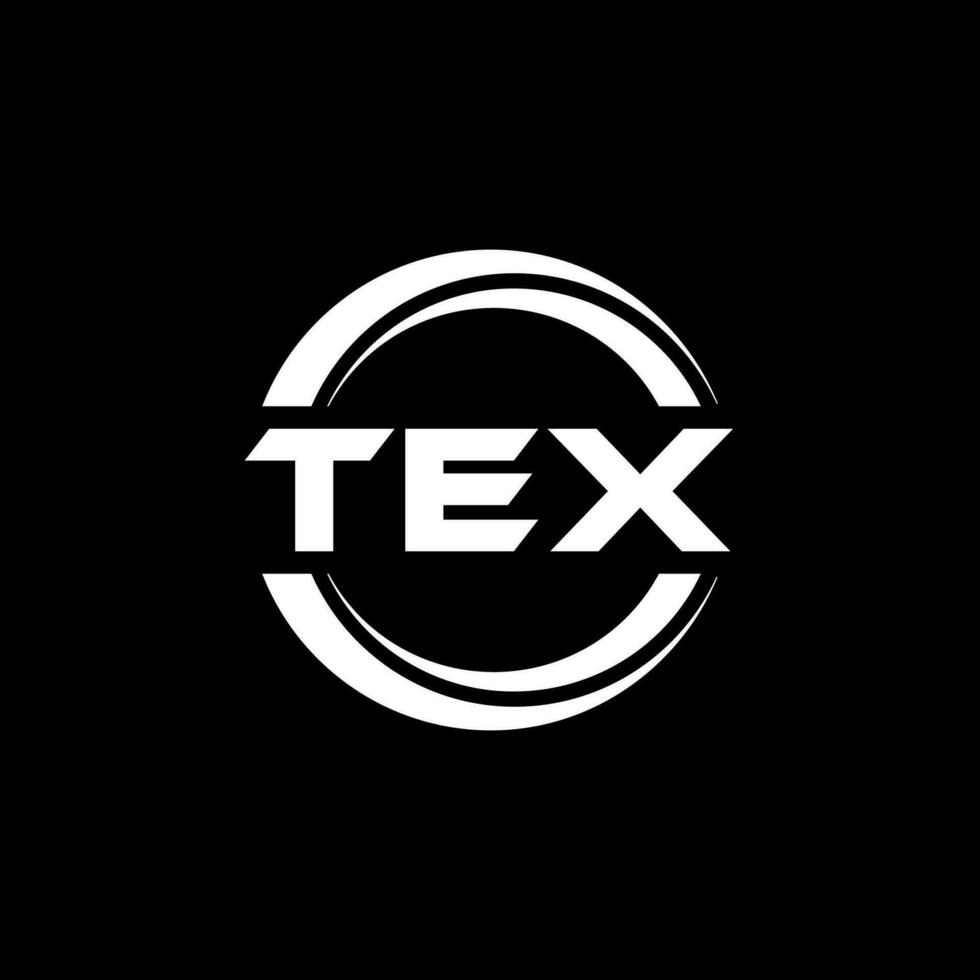 tex logo disegno, ispirazione per un' unico identità. moderno eleganza e creativo design. filigrana il tuo successo con il Impressionante Questo logo. vettore