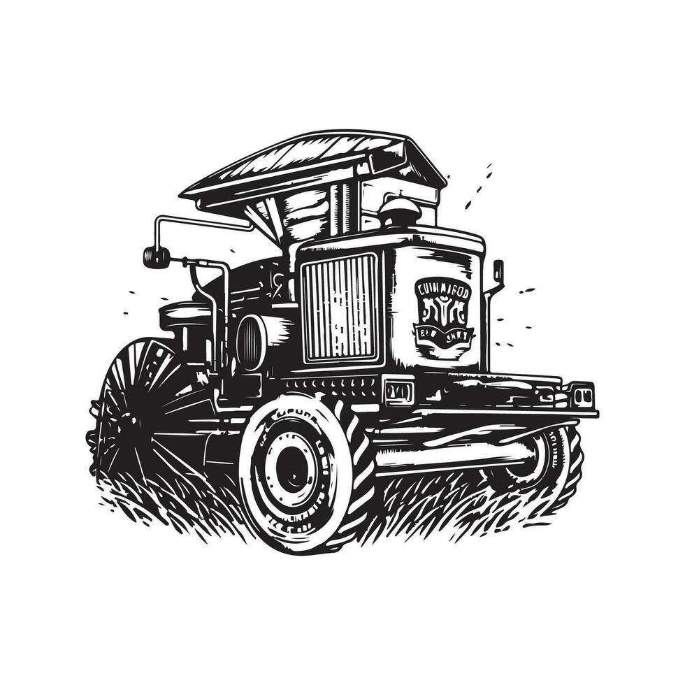 combinare, Vintage ▾ logo linea arte concetto nero e bianca colore, mano disegnato illustrazione vettore