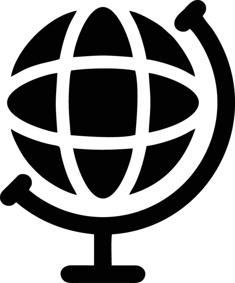 globo pianeta terra icona simbolo vettore Immagine