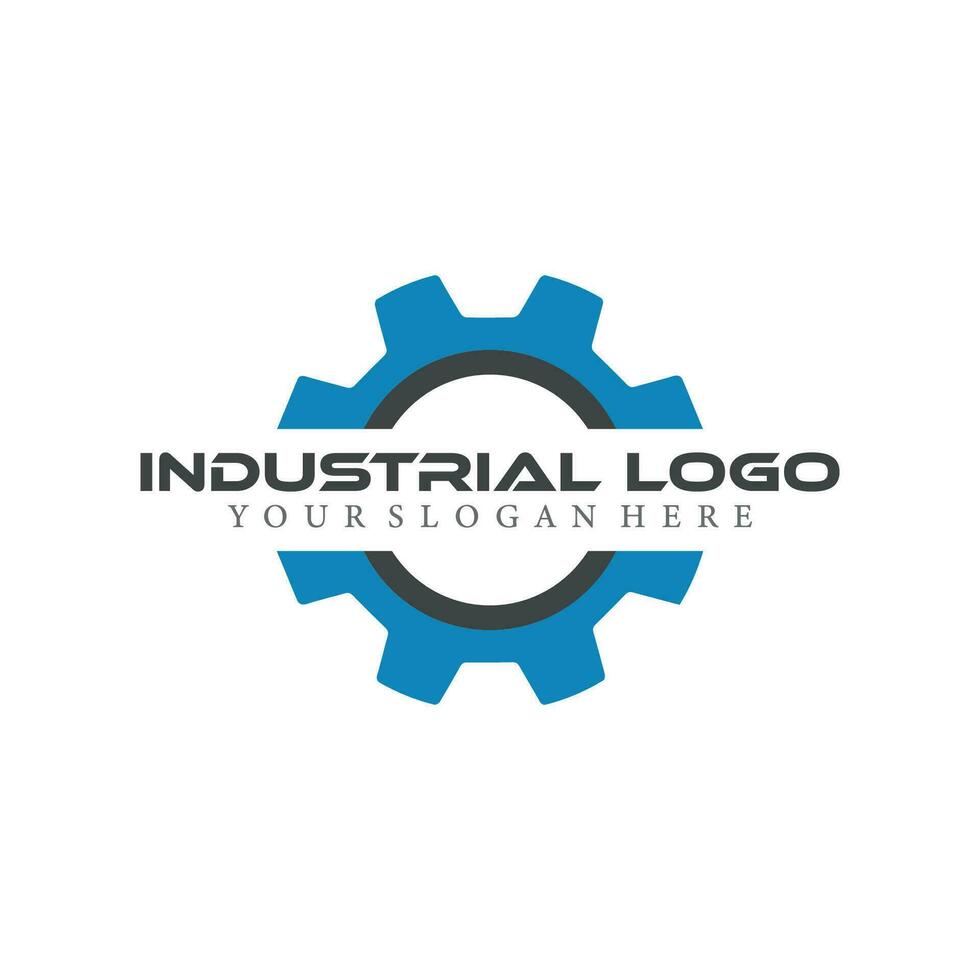 Ingranaggio logo design vettore modello