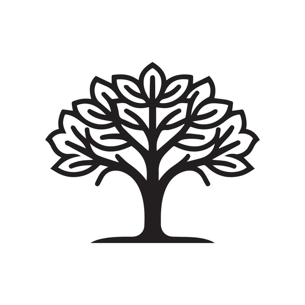 logo vettoriale albero