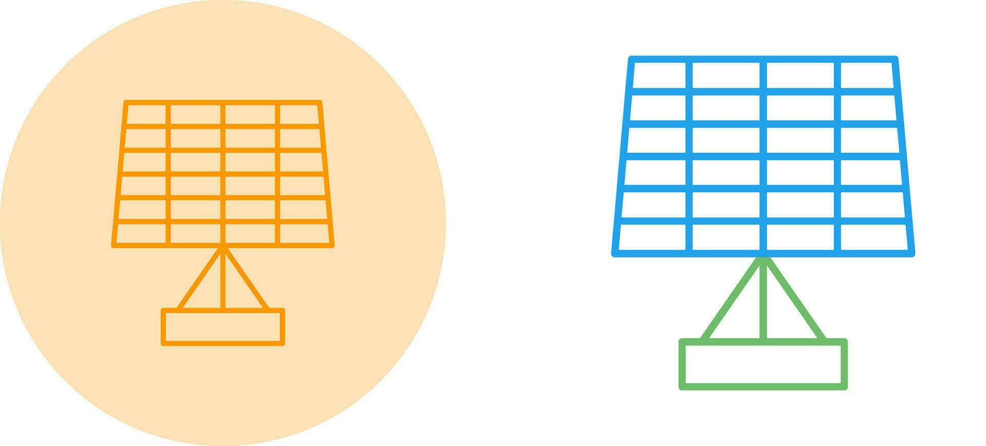 solare pannello vettore icona