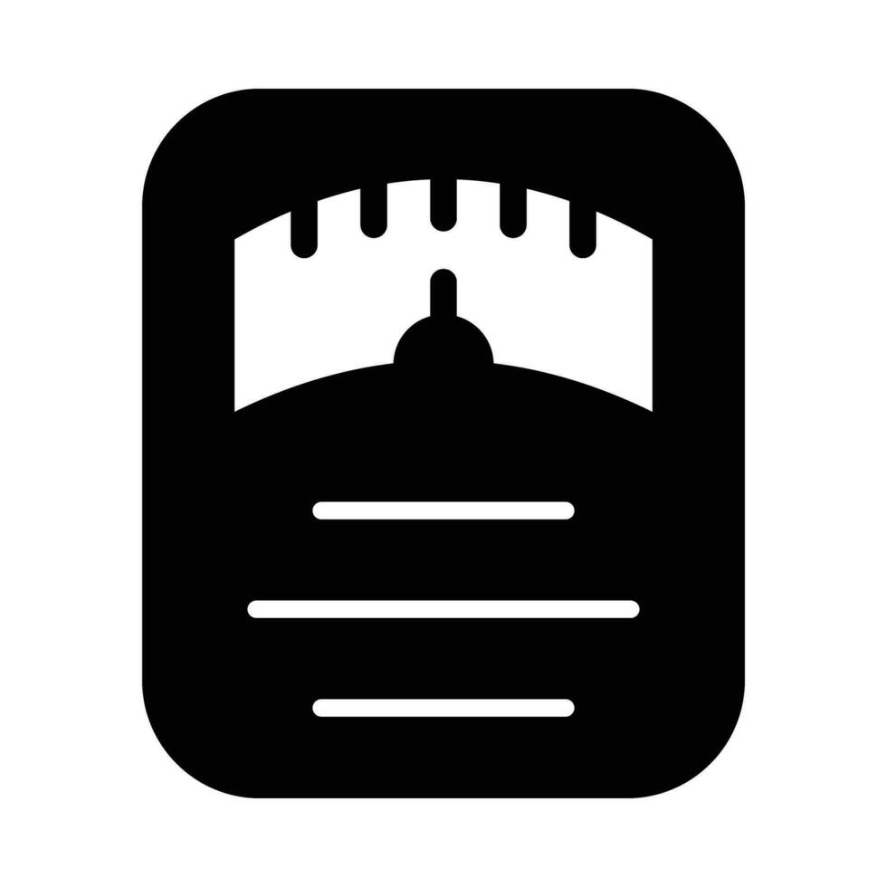 peso vettore glifo icona per personale e commerciale uso.