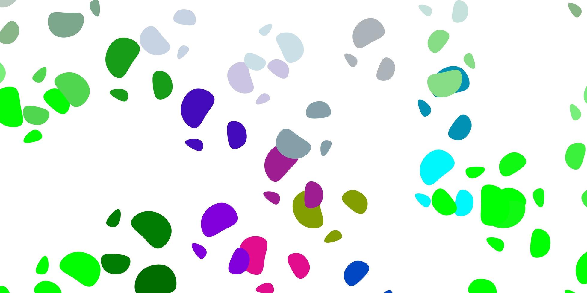 sfondo vettoriale multicolore chiaro con forme caotiche.