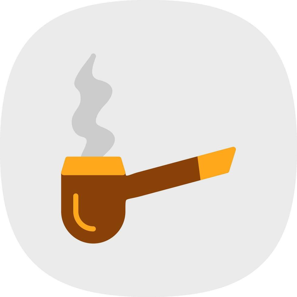 fumo tubo vettore icona design