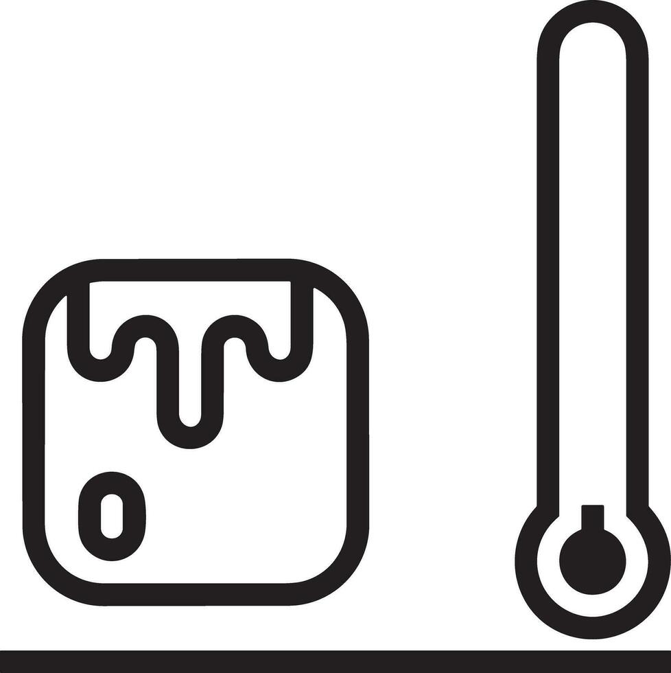 termometro medicina icona simbolo Immagine vettore. illustrazione di il temperatura freddo e caldo misurare attrezzo design immagine.eps 10 vettore