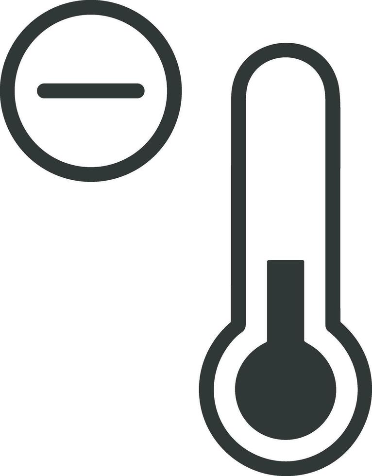 termometro medicina icona simbolo Immagine vettore. illustrazione di il temperatura freddo e caldo misurare attrezzo design immagine.eps 10 vettore