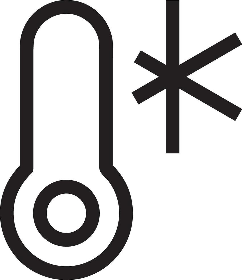 termometro medicina icona simbolo Immagine vettore. illustrazione di il temperatura freddo e caldo misurare attrezzo design immagine.eps 10 vettore