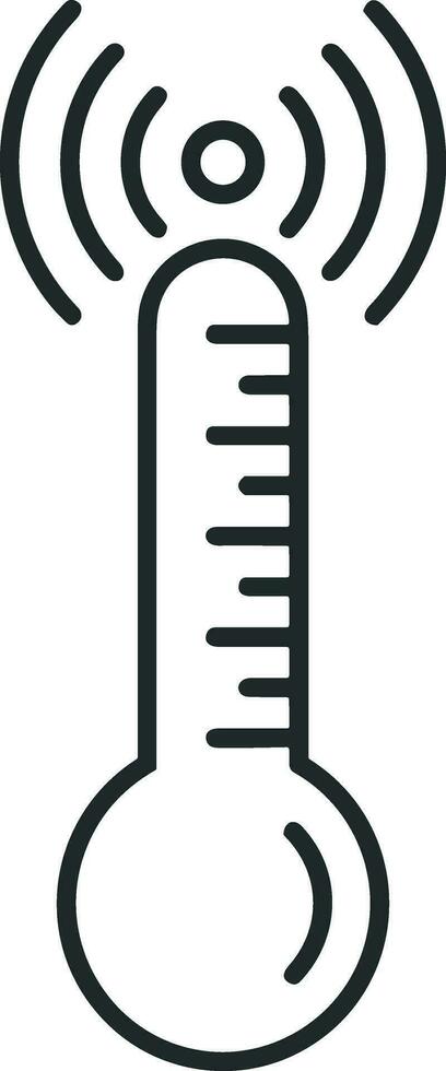 termometro medicina icona simbolo Immagine vettore. illustrazione di il temperatura freddo e caldo misurare attrezzo design immagine.eps 10 vettore