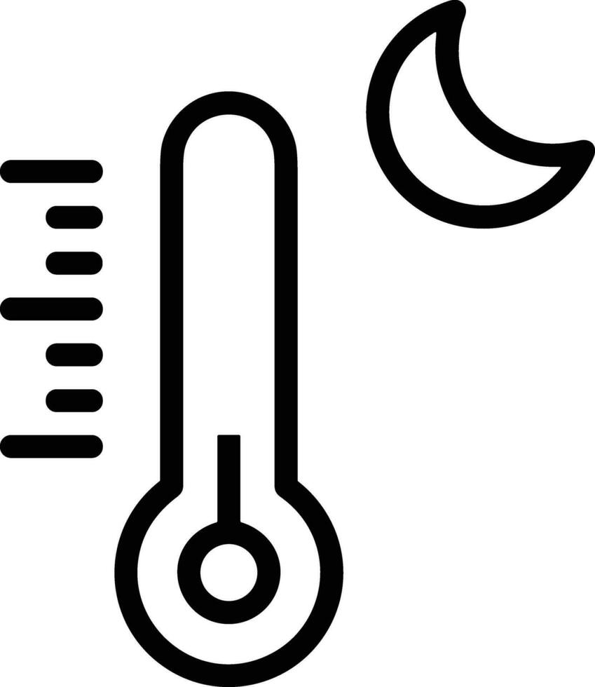 termometro medicina icona simbolo Immagine vettore. illustrazione di il temperatura freddo e caldo misurare attrezzo design immagine.eps 10 vettore