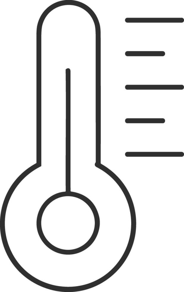 termometro medicina icona simbolo Immagine vettore. illustrazione di il temperatura freddo e caldo misurare attrezzo design immagine.eps 10 vettore