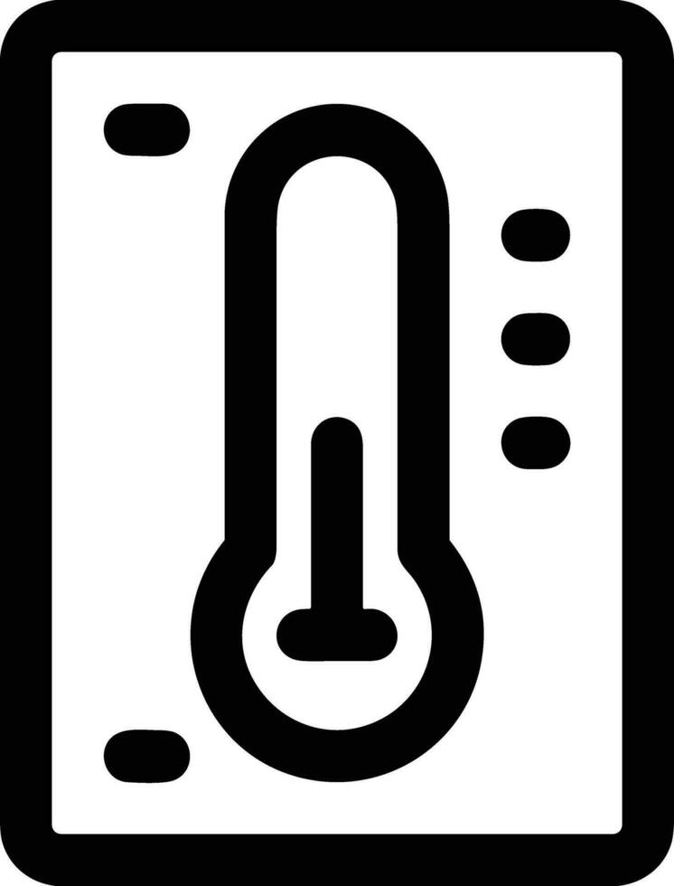 termometro medicina icona simbolo Immagine vettore. illustrazione di il temperatura freddo e caldo misurare attrezzo design immagine.eps 10 vettore