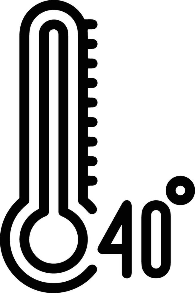 termometro medicina icona simbolo Immagine vettore. illustrazione di il temperatura freddo e caldo misurare attrezzo design immagine.eps 10 vettore