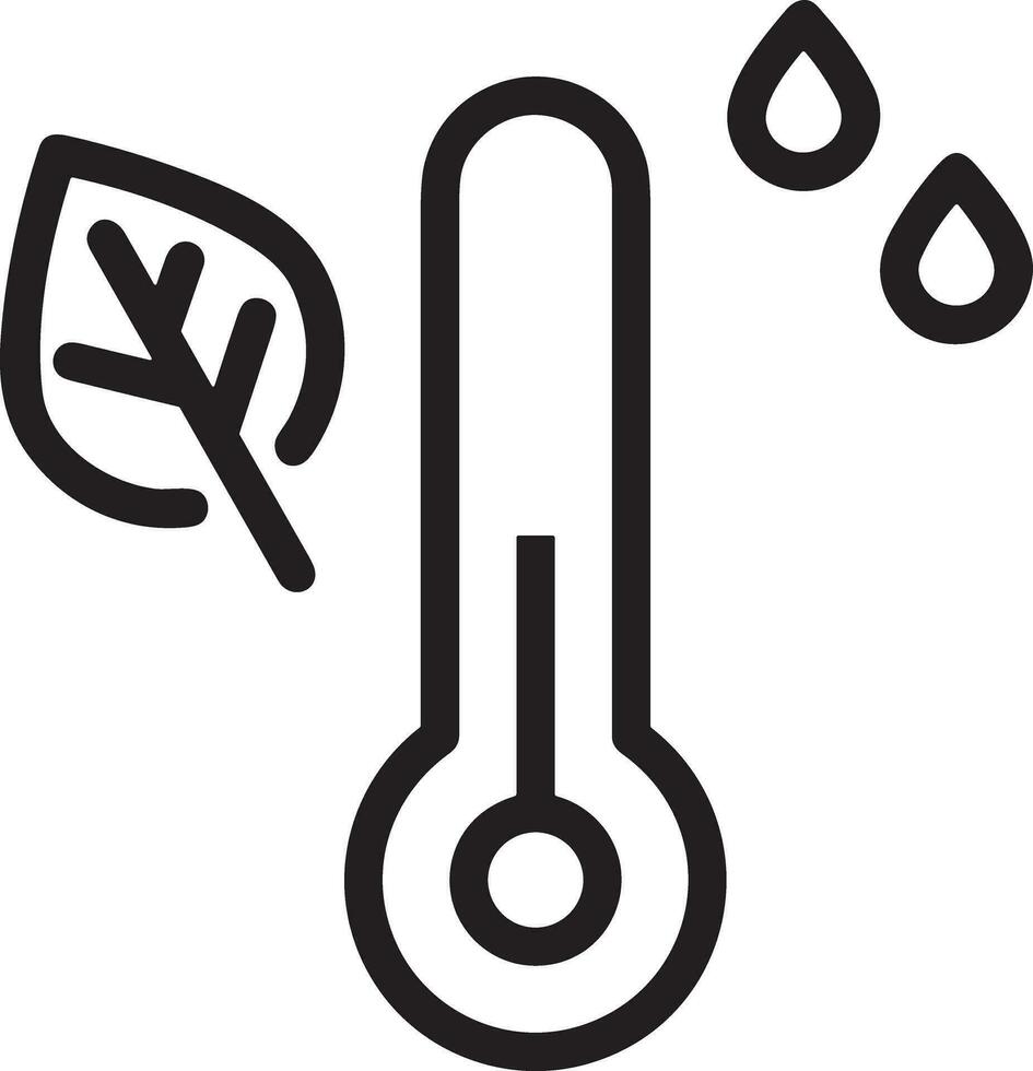 termometro medicina icona simbolo Immagine vettore. illustrazione di il temperatura freddo e caldo misurare attrezzo design immagine.eps 10 vettore