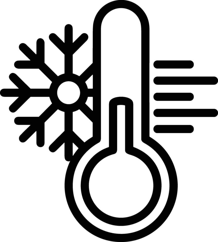 termometro medicina icona simbolo Immagine vettore. illustrazione di il temperatura freddo e caldo misurare attrezzo design immagine.eps 10 vettore