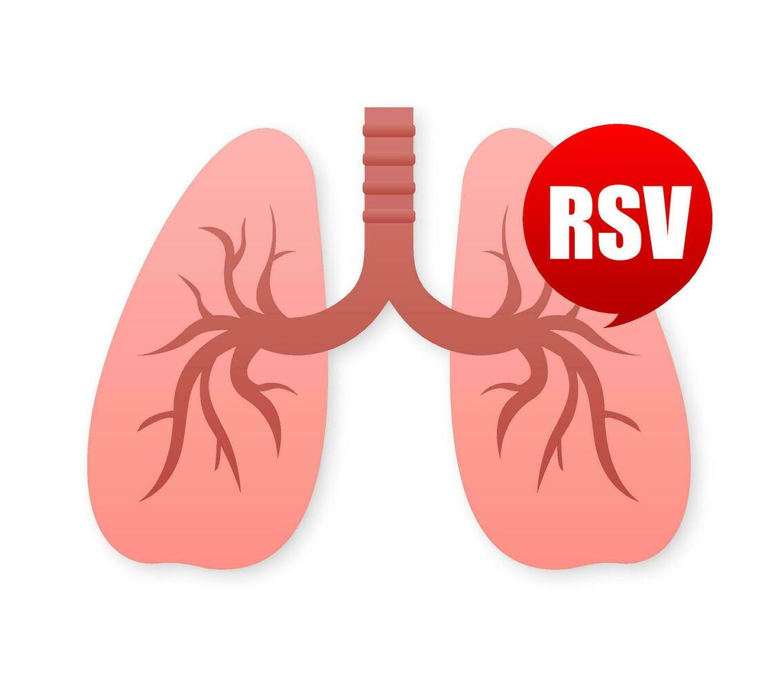 polmoni piatto stile. vettore illustrazione icona. isolato vettore illustrazione.medico icona.