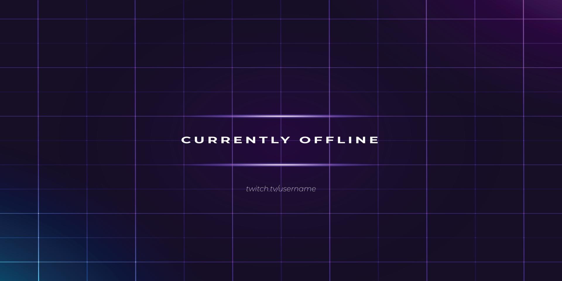 le linee al neon si contraggono dal design dello sfondo offline vettore