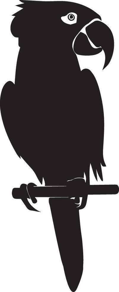 pappagallo vettore silhouette illustrazione
