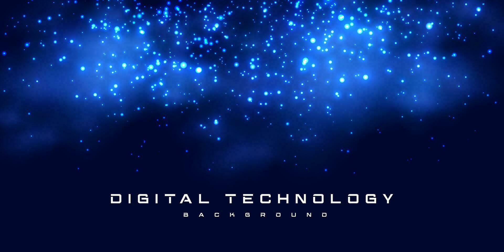 digitale tecnologia velocità Collegare blu verde sfondo, informatica nano informazione, astratto comunicazione, innovazione futuro Tech dati, Internet Rete connessione, ai grande dati, linea punto illustrazione vettore