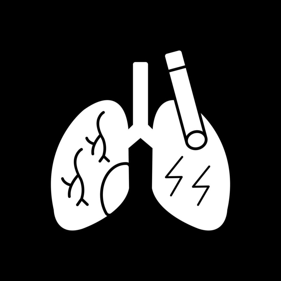 polmoni vettore icona design