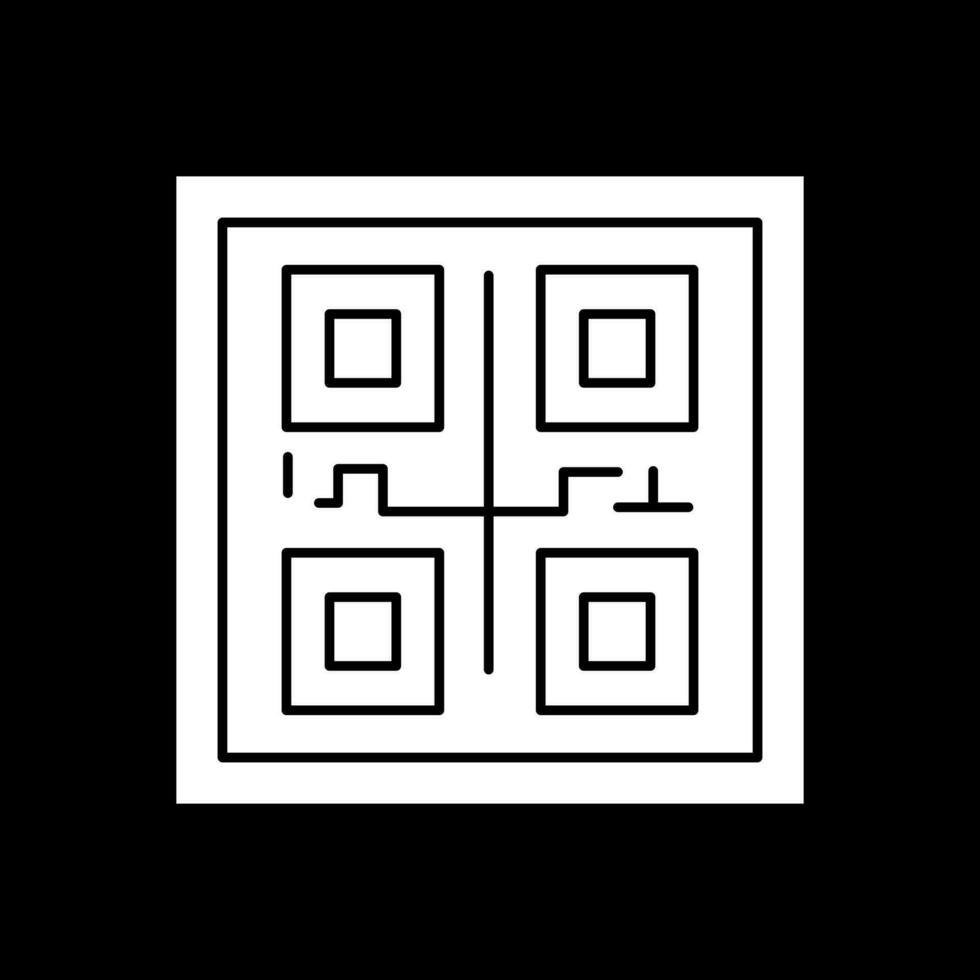 qr codice vettore icona design