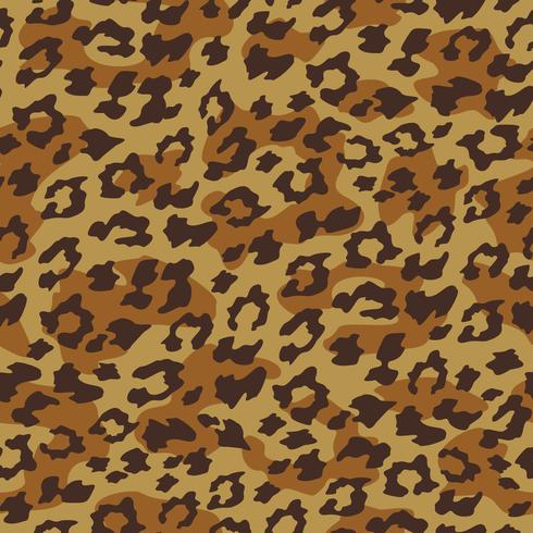 Sfondo senza giunte di leopardo. Illustrazione vettoriale