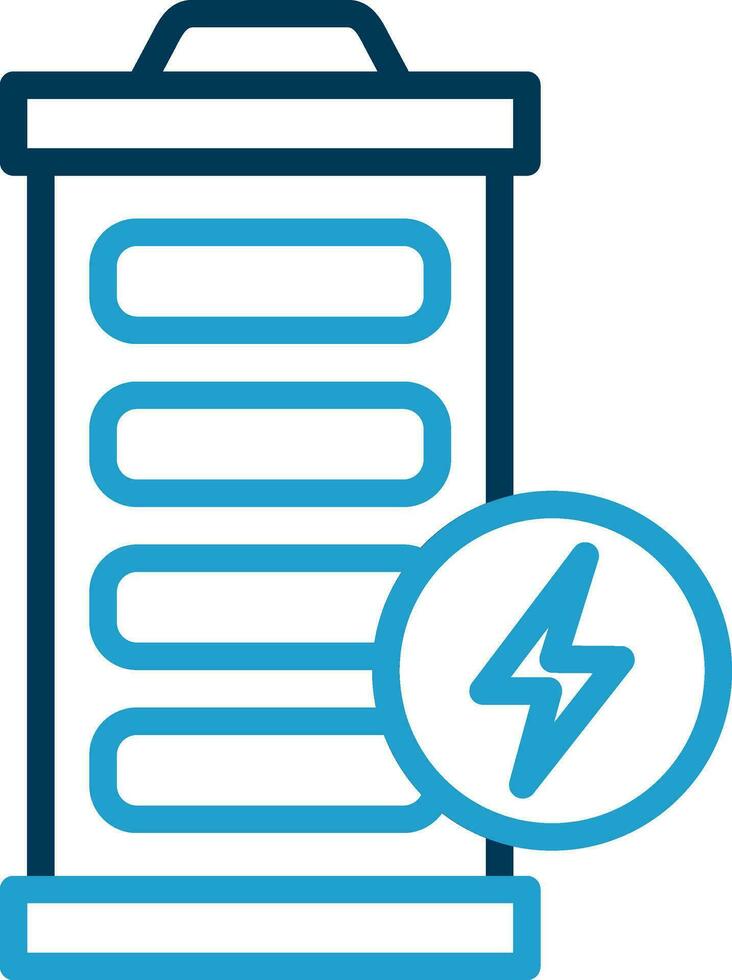 batteria vettore icona design