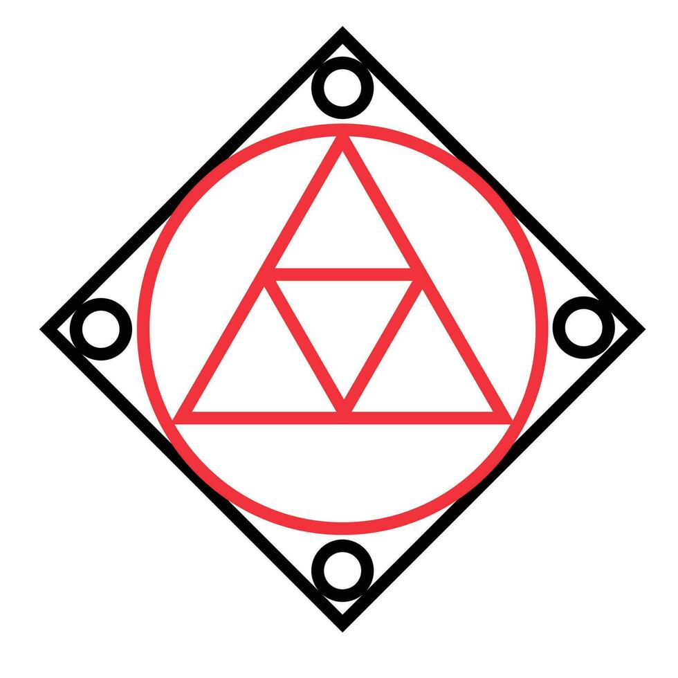 esoterico Magia simbolo spirituale vettore