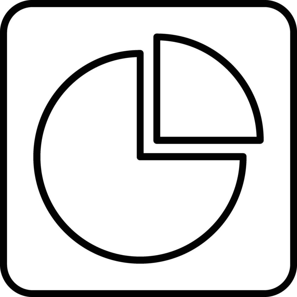 icona della linea del grafico vettore