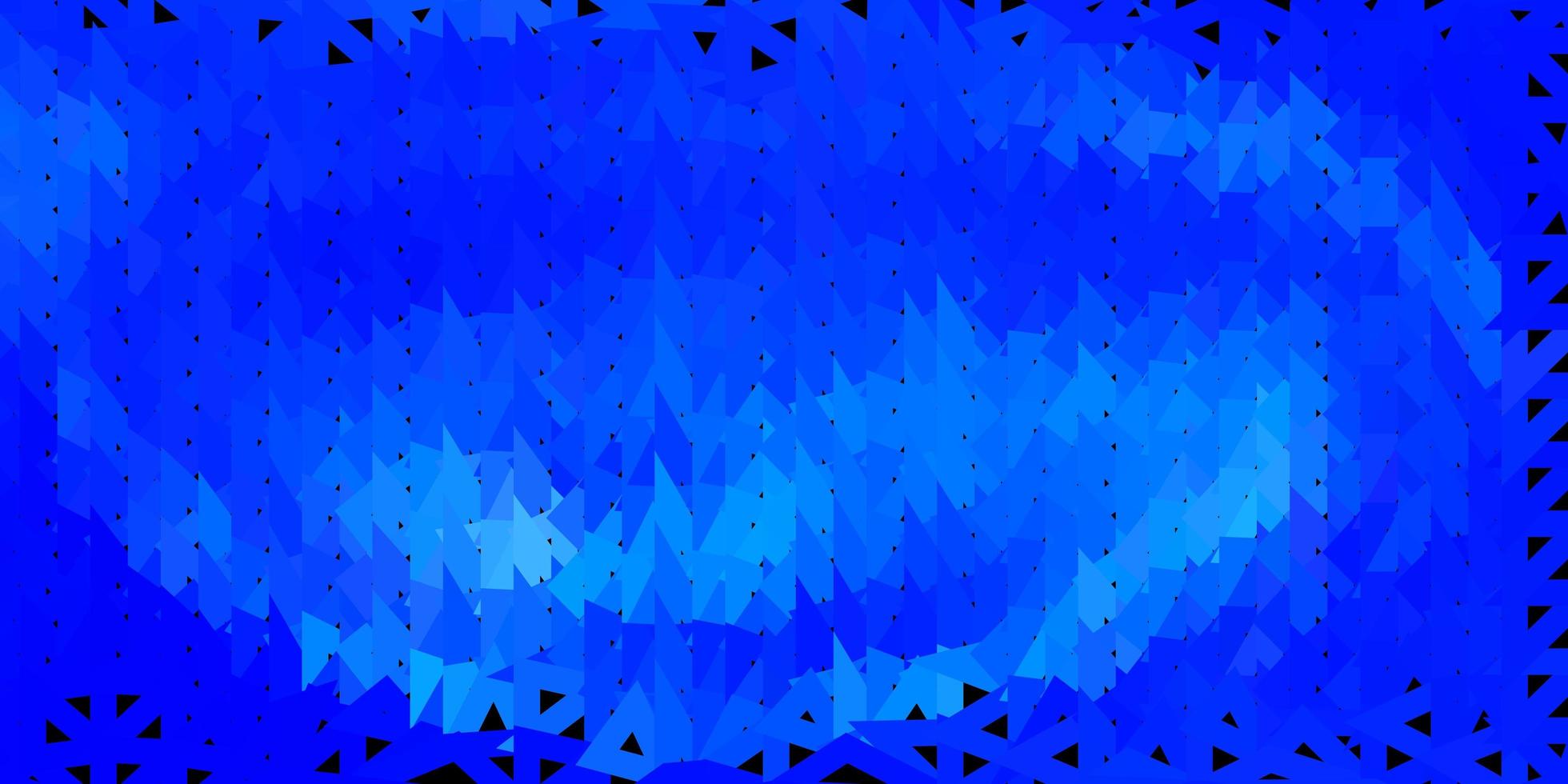 modello triangolo astratto vettoriale blu chiaro.