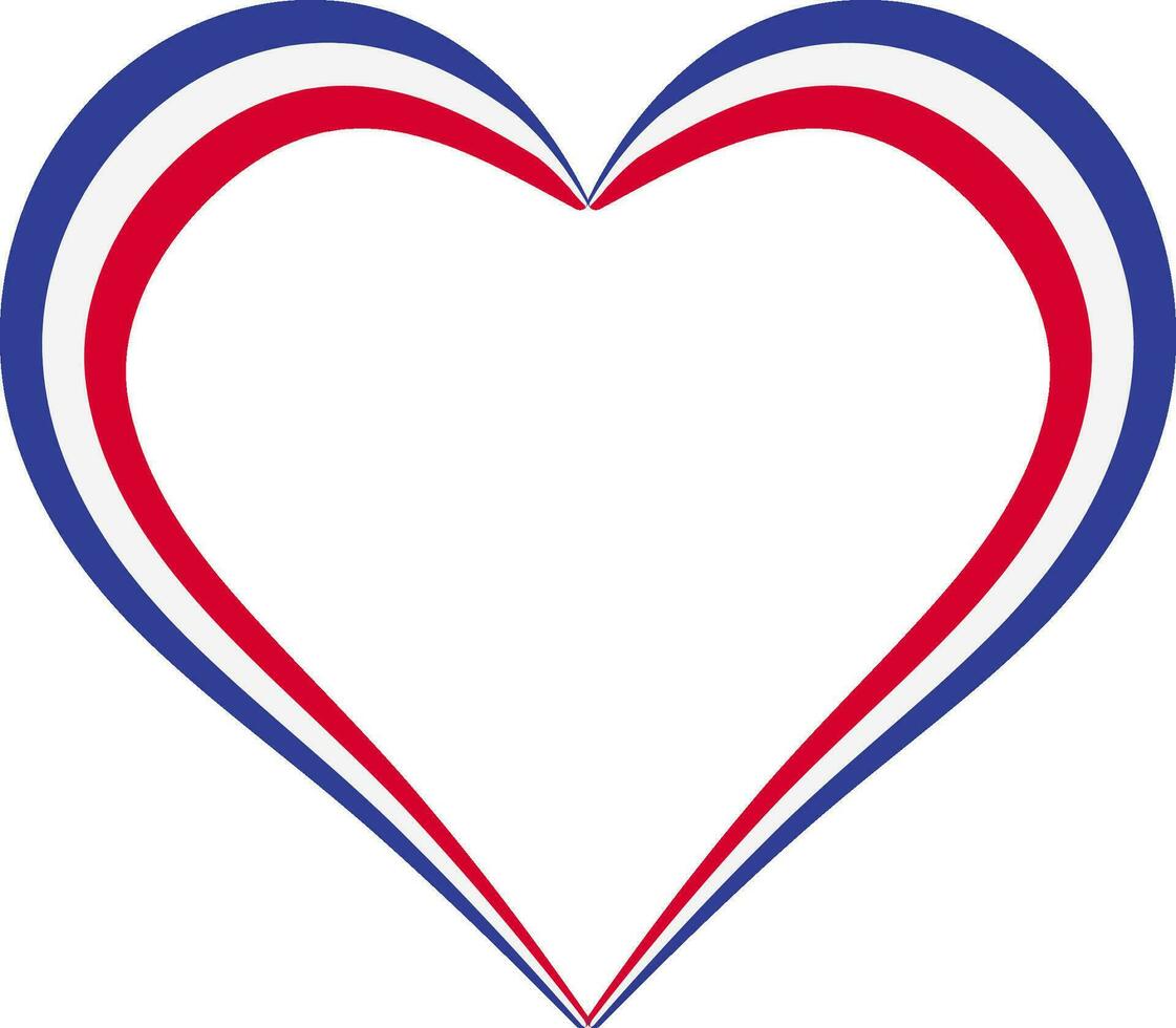 cuore forma bandiera Francia io amore Francia schema calligrafia vettore