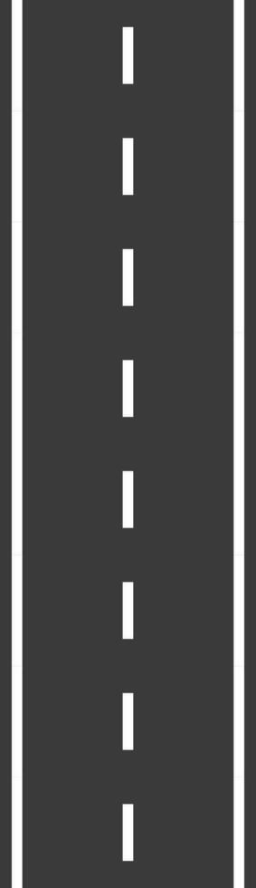 strada con marcature illustrazione opzioni strada dritto striscia vettore