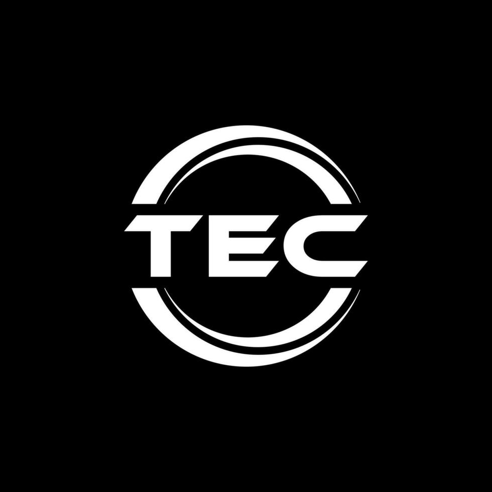 tec logo disegno, ispirazione per un' unico identità. moderno eleganza e creativo design. filigrana il tuo successo con il Impressionante Questo logo. vettore