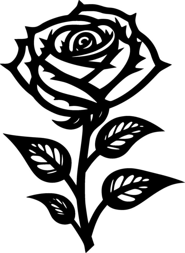 rosa - minimalista e piatto logo - vettore illustrazione