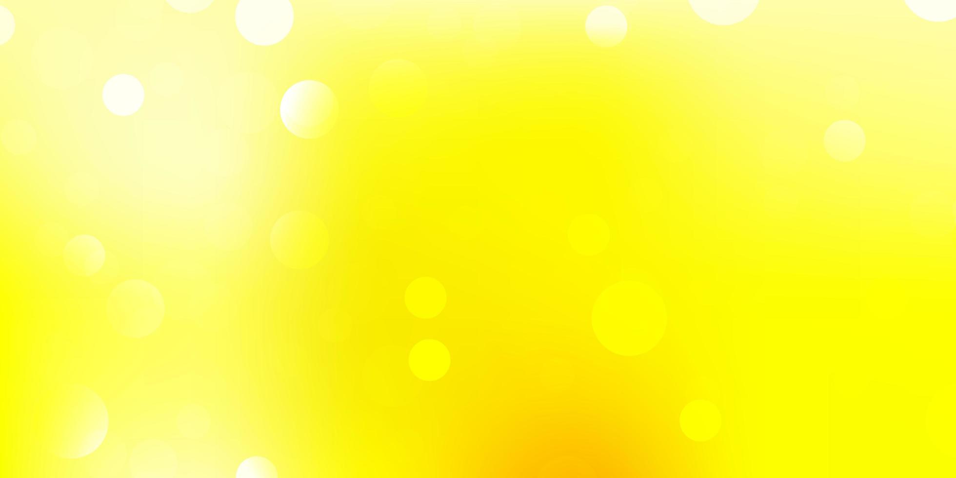 sfondo vettoriale giallo chiaro con forme caotiche.