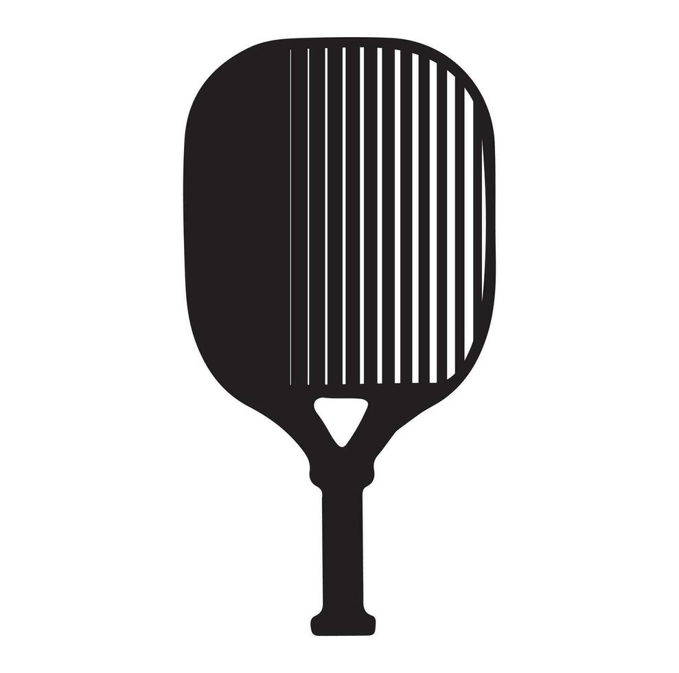 pickleball vettore e pickleball pagaie cartello simbolo icona vettore illustrazione pickleball logo vettore