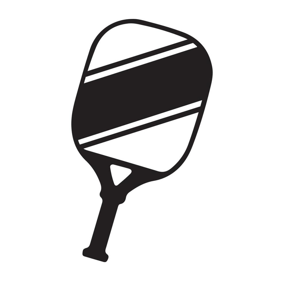 pickleball vettore e pickleball pagaie cartello simbolo icona vettore illustrazione pickleball logo vettore